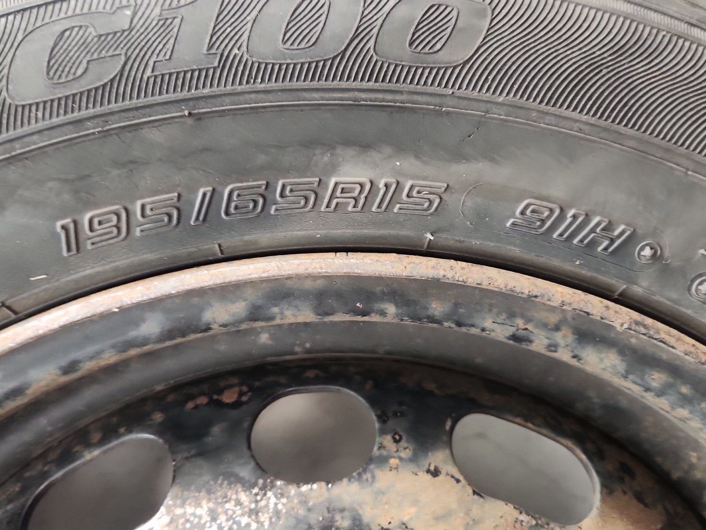 Peugeot Partner B9 Cargo Van 15" Steel Wheel with Tyre 195/65/15