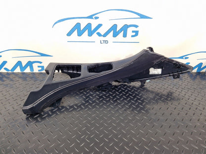 11-18 BMW 6 SERIES F06 GENUINE CENTRE CONSOLE LEATHER TRIM IN BLACK 9197340