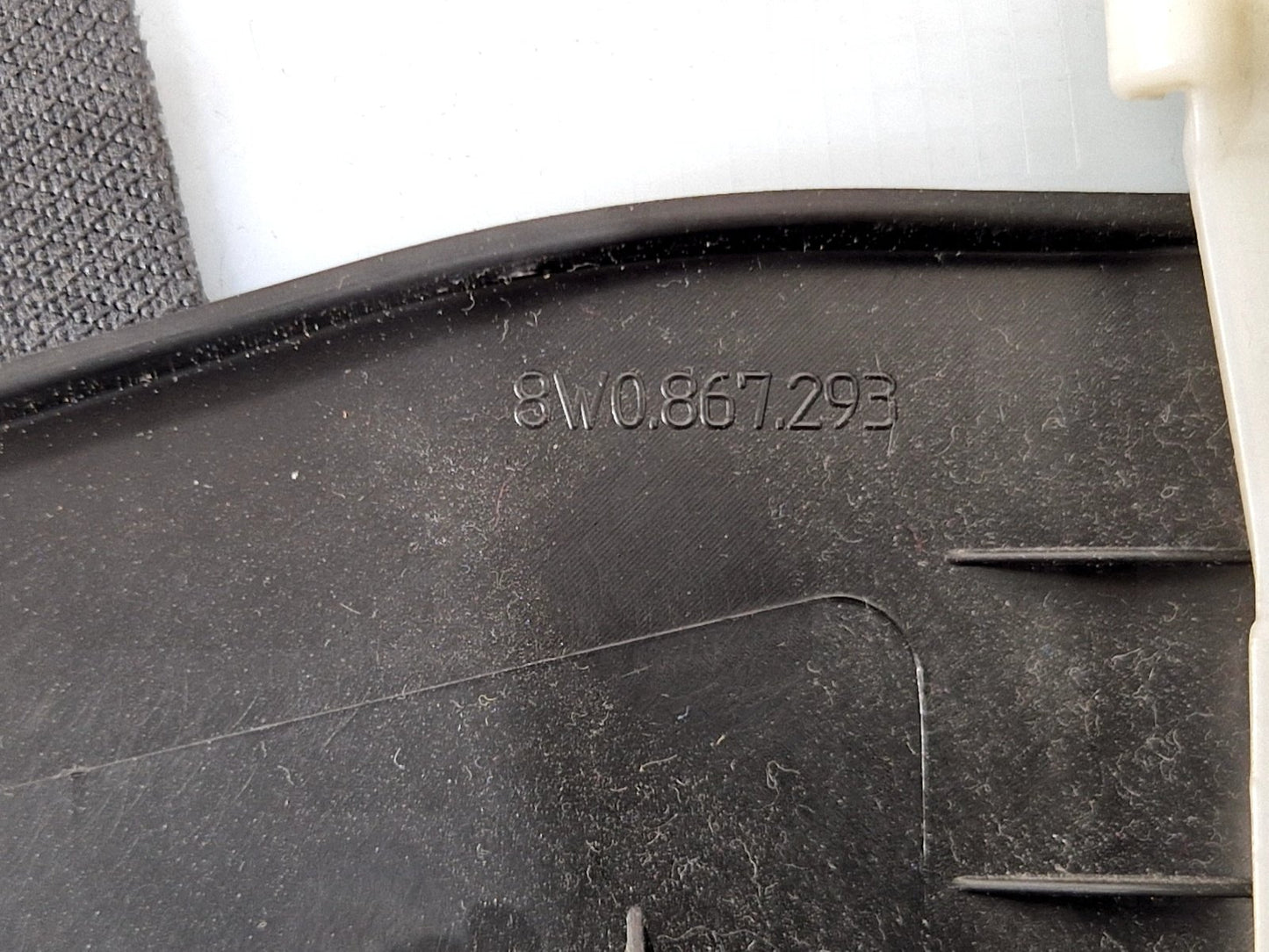 16-19 AUDI A4 B9 LEFT PASSENGER SIDE UPPER B PILLAR TRIM COVER PANEL 8W0867243D