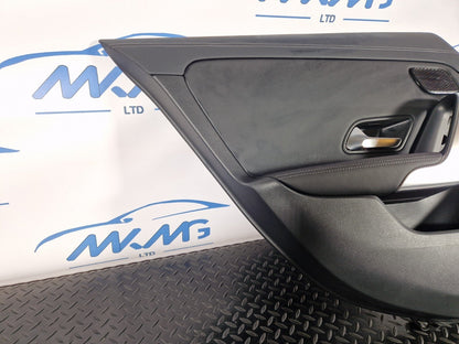19-ON MERCEDES BENZ CLA C118 REAR LEFT N/S/R DOOR CARD PANEL BLASK LEATHER