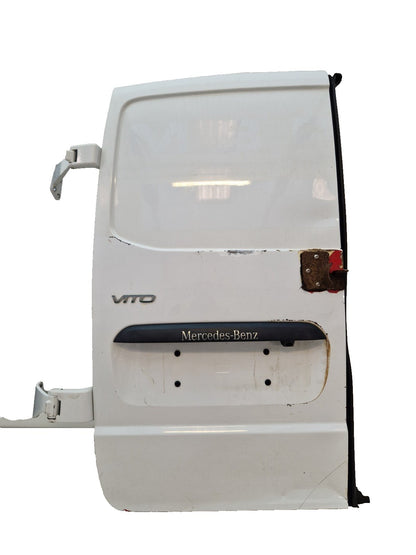 14-23 MERCEDES VITO W447 REAR LEFT N/S/R COMPLETE DOOR IN WHITE (DENTED)