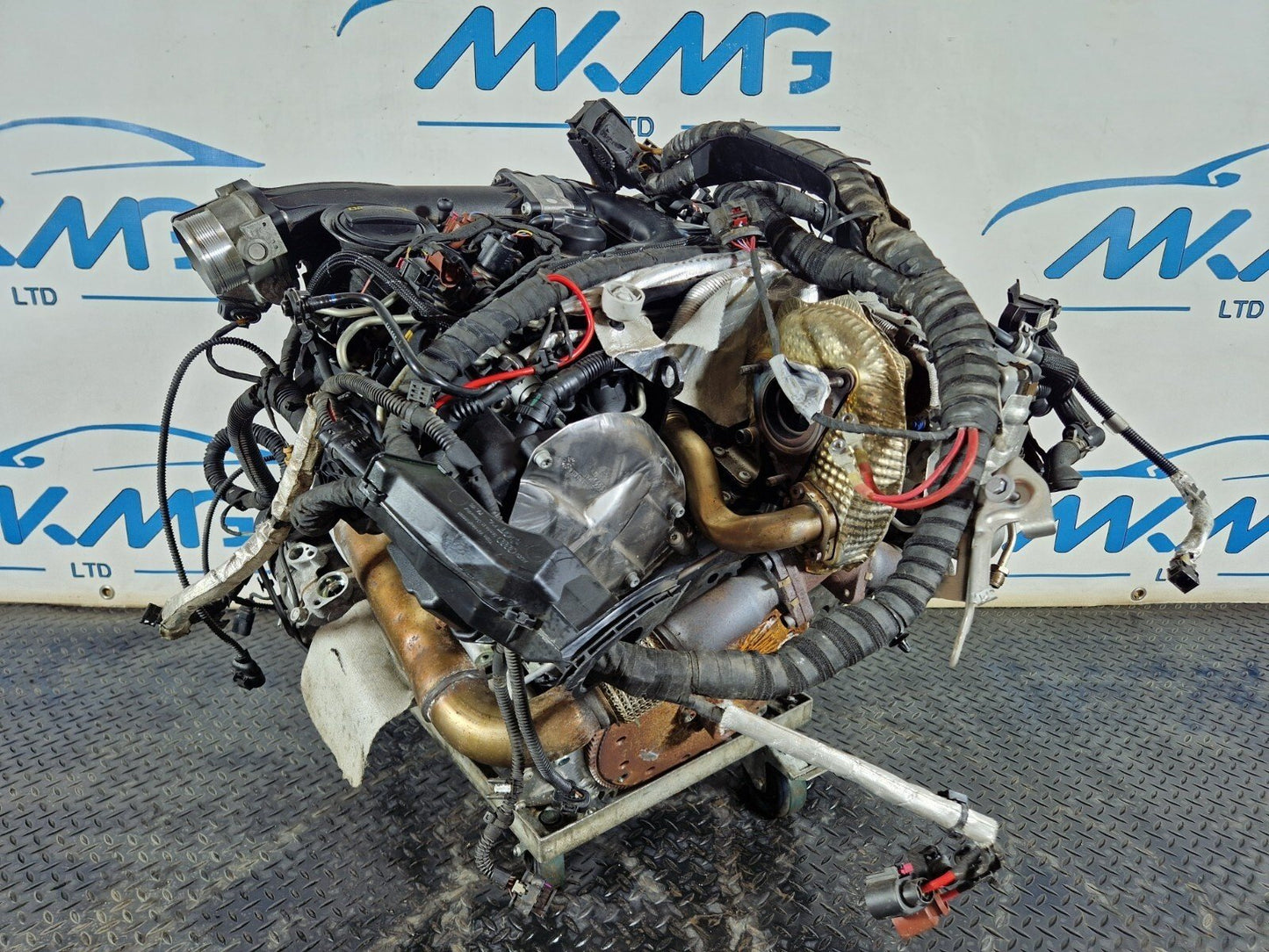 12-18 AUDI A6 C7 3.0TDI V6 CTCC GENUINE COMPLETE DIESEL ENGINE (PLUG&PLAY)