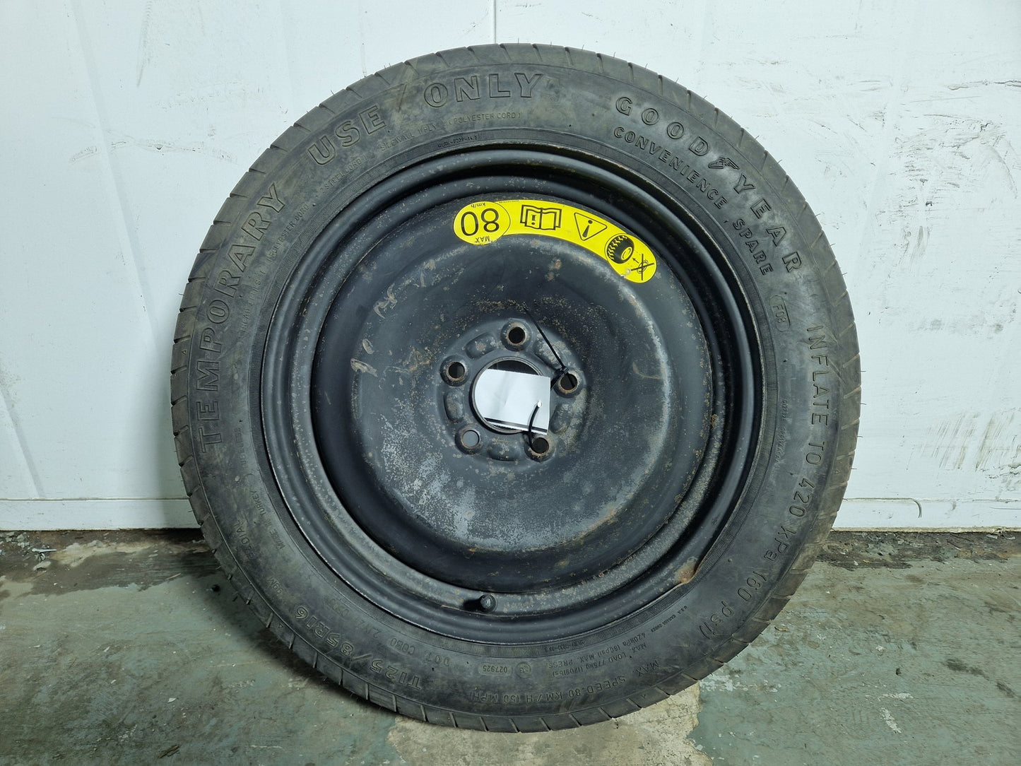 Volvo V50 MK2 16" Spare Wheel with Tyre 125/85/16