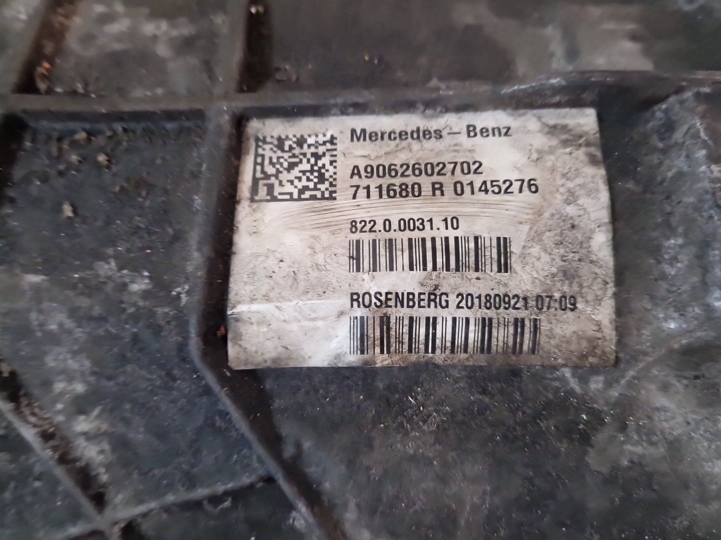 Mercedes-Benz Sprinter W907 6 Speed 711.680 Manual Gearbox Transmission