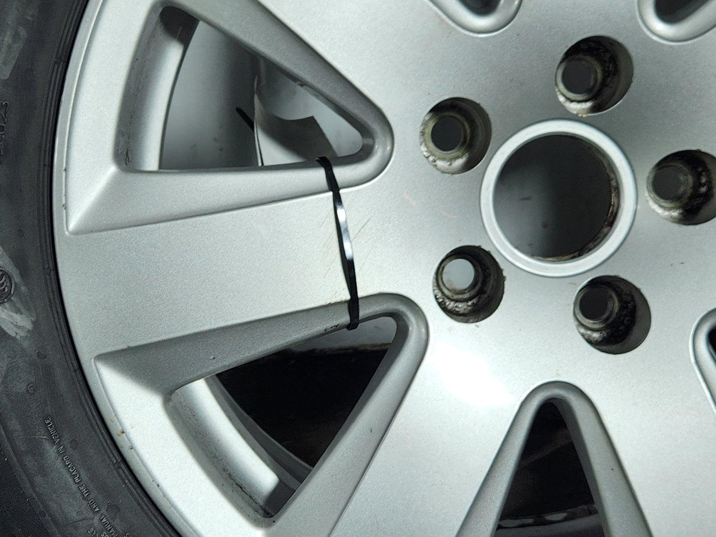 Audi A6 MK3 (C6) Estate 16" Alloy Wheel with Tyre 225/55/16 ~3mm 4F0601025AJ