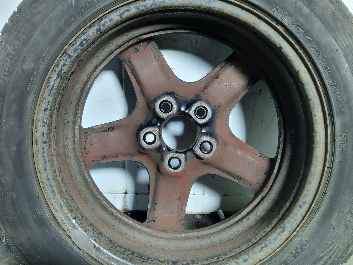 16" Steel Wheel with Roadstone Tyre ~6mm 215/55/16