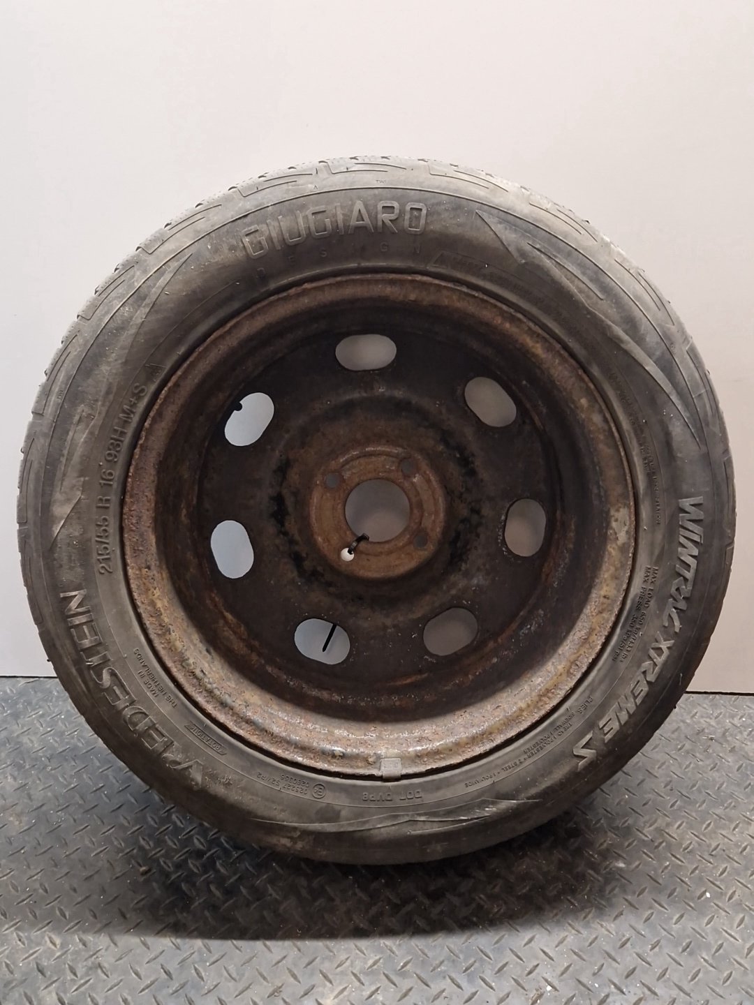 2008 Peugeot Partner MK2 (PH1) (B9) 16" Spare Wheel with Tyre 215/55/16