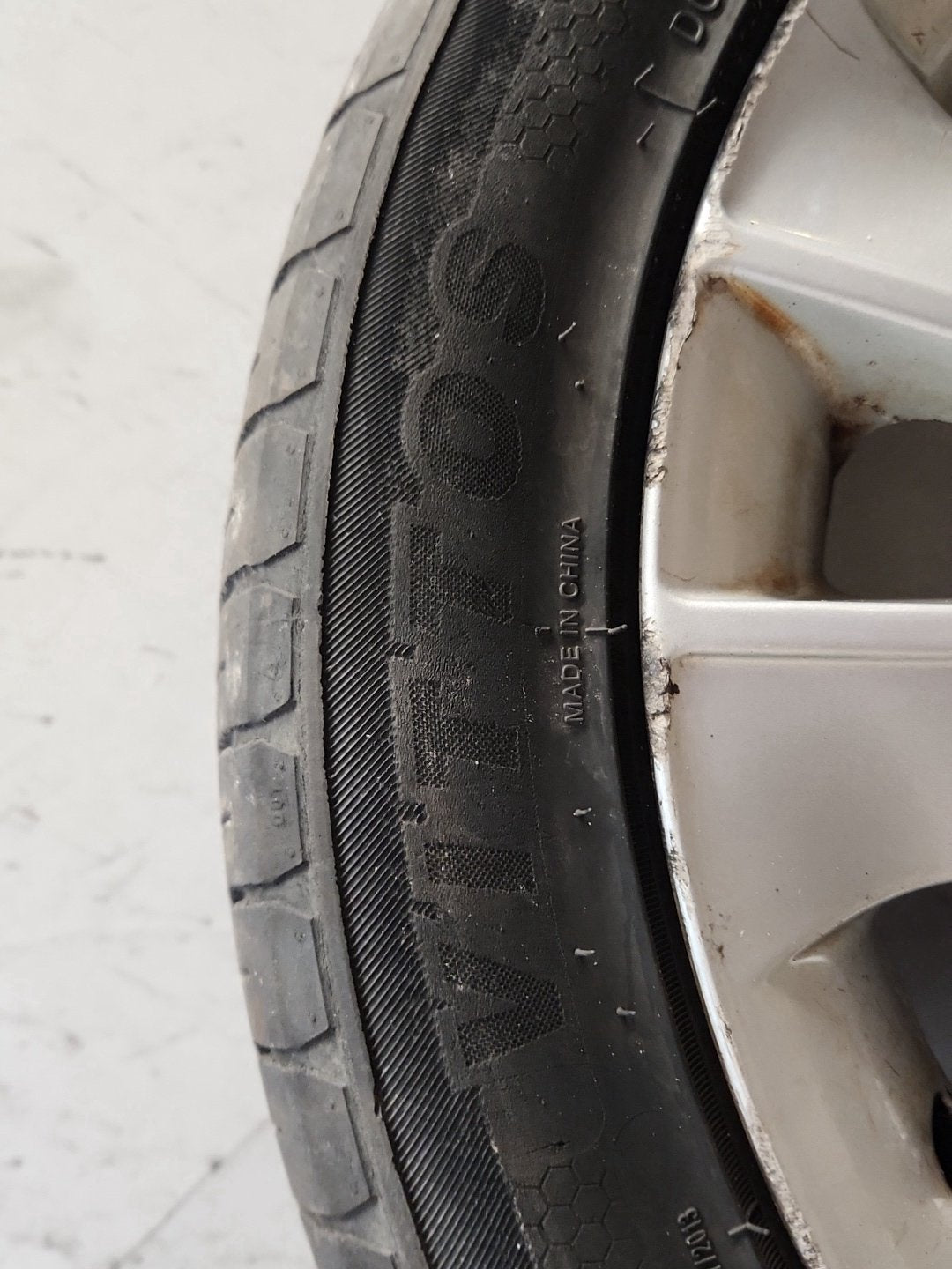 2009 BMW 116d E87 17" Alloy Wheel with Tyre 225/45/17 ~4mm 6775621
