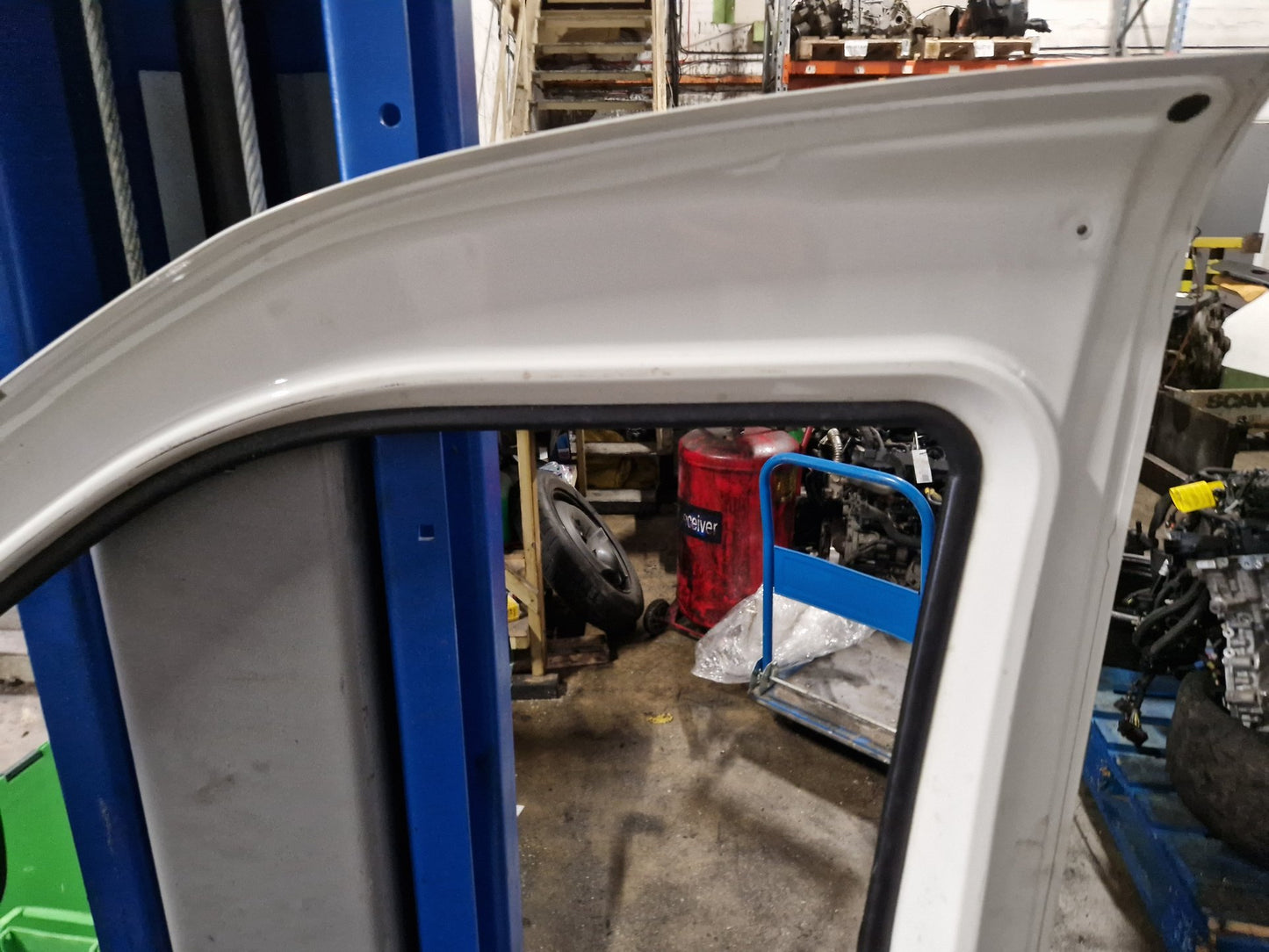 Fiat Doblo MK2 FL (263-1) Cargo Van Front Right OS Driver Complete Door in White
