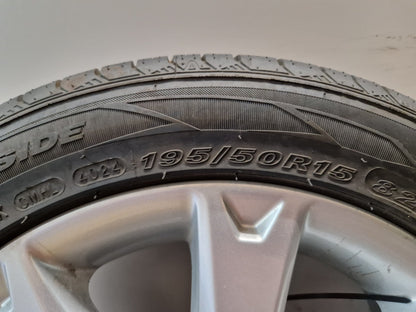 Ford Fiesta MK7 15" Alloy Wheel with Tyre 195/50/15 ~6mm 8V21-1007-GA