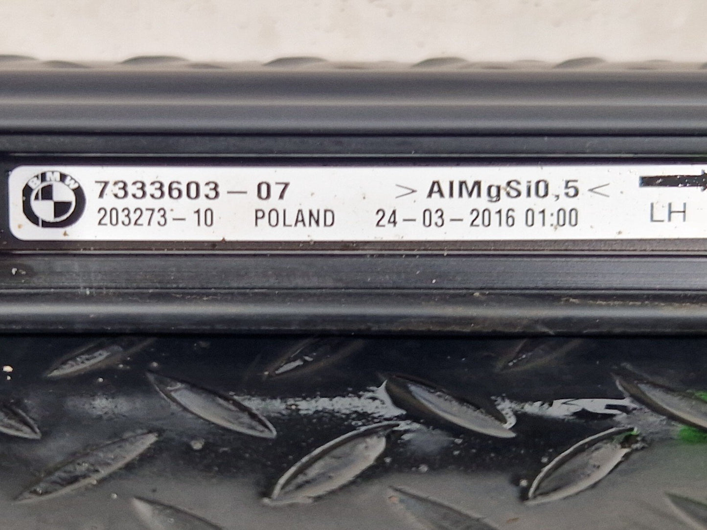 14-21 BMW 2 SERIES GRAN TOURER F46 GENUINE LEFT SIDE ROOF RACK RAIL BAR 7333603