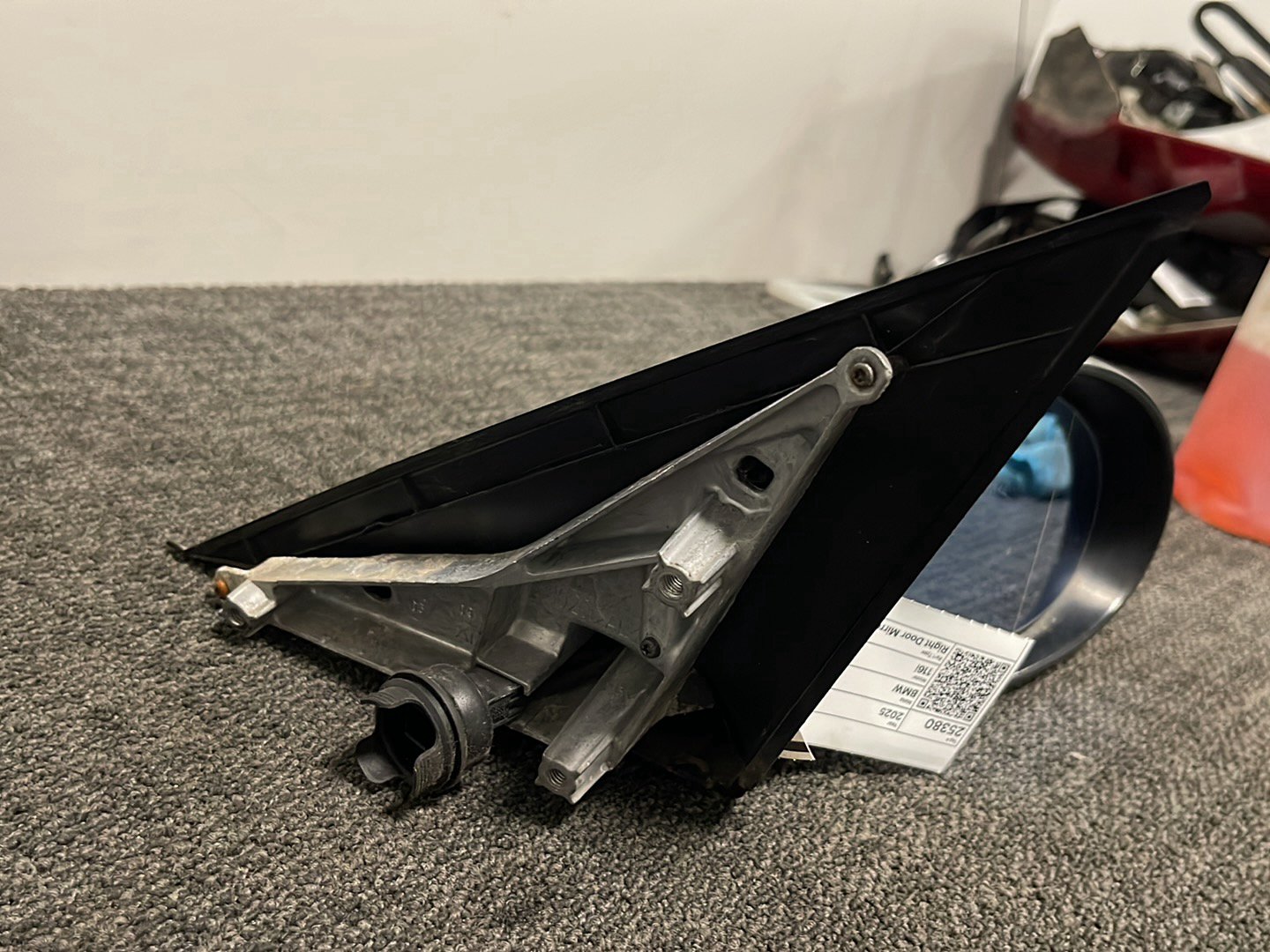 BMW 116i E87 Hatchback Front Right Door Wing Mirror in Black Sapphire Metallic