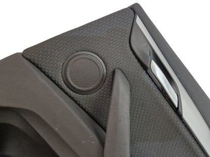 16-22 BMW X1 F48 REAR RIGHT SIDE DOOR CARD PANEL IN BLACK