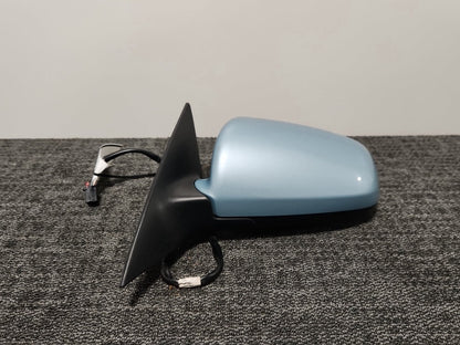 Audi A6 Quattro MK3 (4F) (C6) Estate Front Left Door Wing Mirror in Blue G9/Y5R