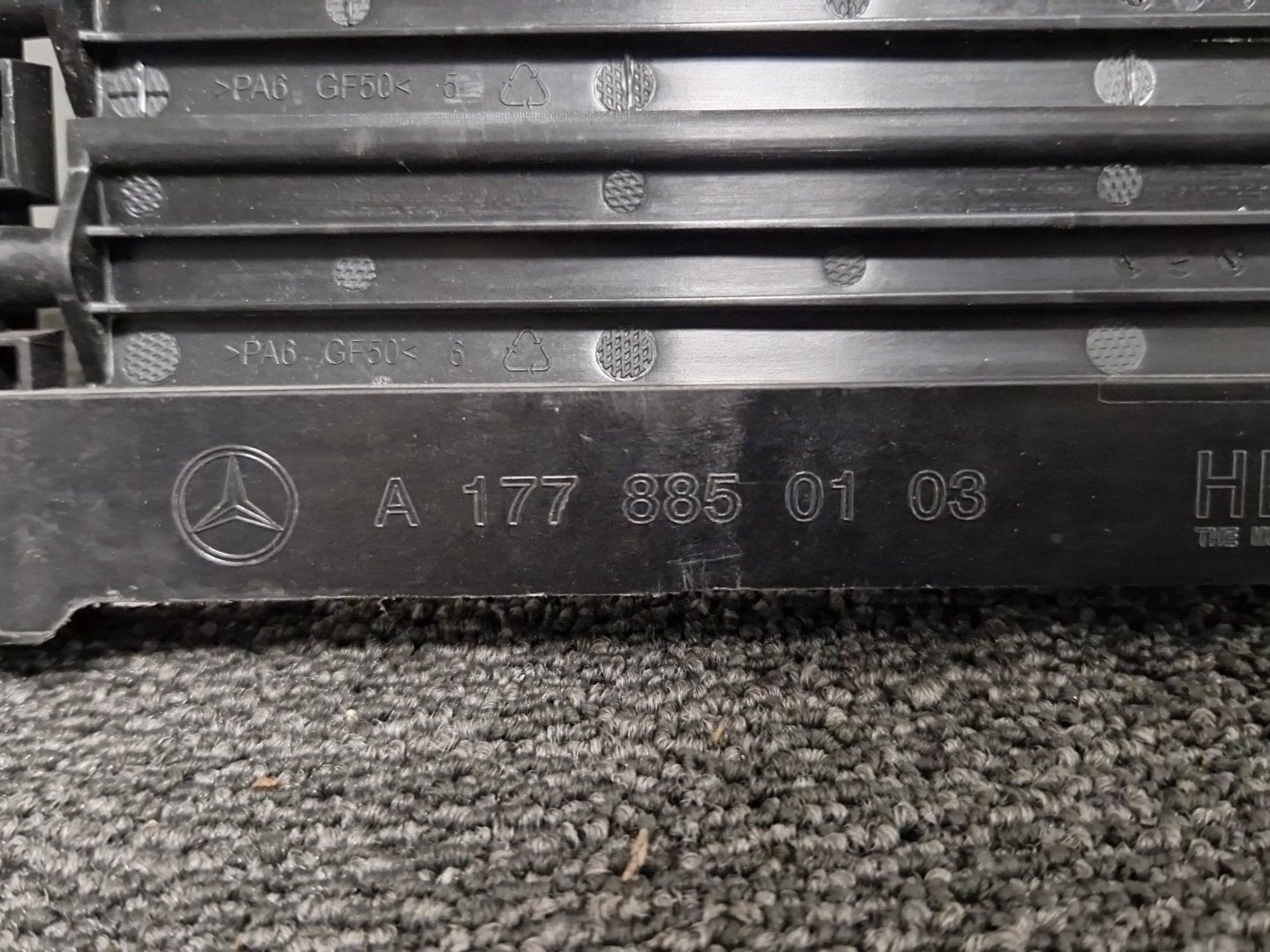 Mercedes-Benz A Class OEM Front Lower Air Regulation Intake Duct A1775008000