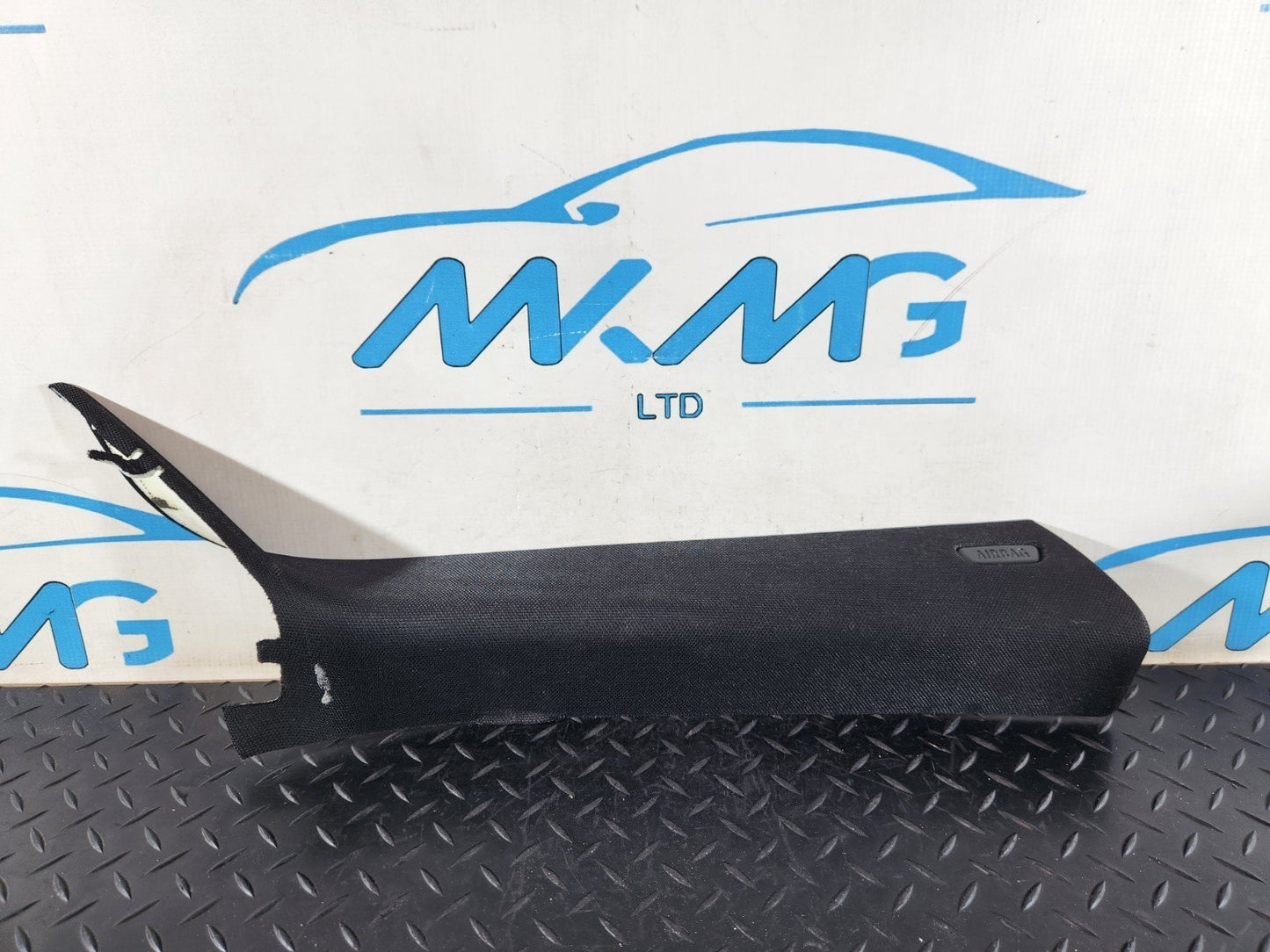11-18 BMW 6 SERIES F06 A PILLAR TRIM DRIVER RIGHT SIDE COVER BLACK 8051014