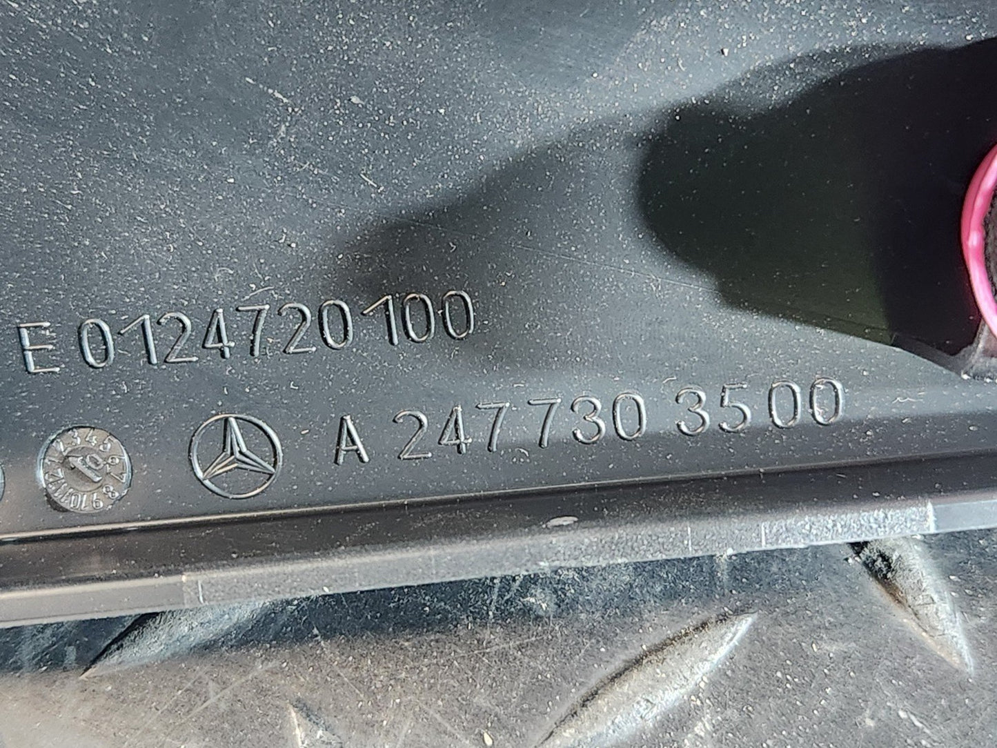 19-ON MERCEDES BENZ B CLASS W247 REAR LEFT N/S DOOR TRIM COVER PANEL A2477303500