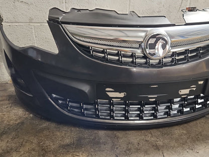 Vauxhall Corsa MK3 (D)(4400) Hatchback Front Bumper in Phantom Grey G43 Damaged