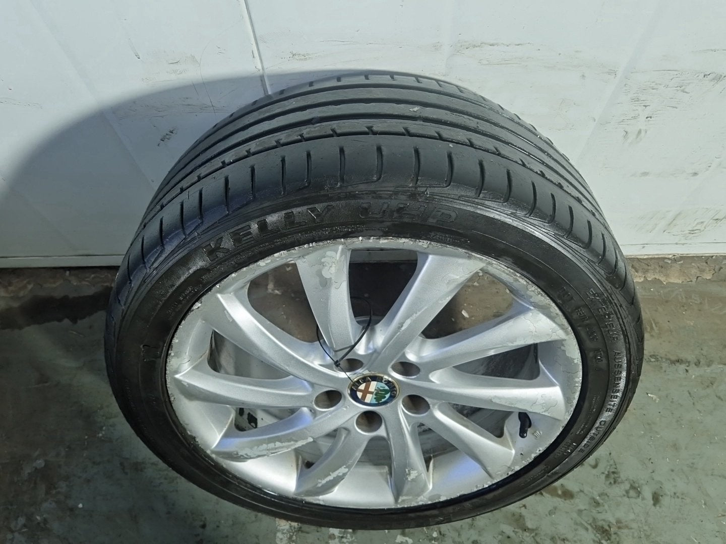 Alfa Romeo Giulietta MK3 17" Alloy Wheel with Tyre ~5mm 225/45/17 156093270