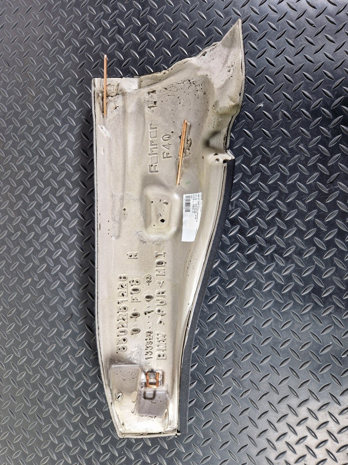 BMW 120i F40 Rear Right O/S Seat Bolster Trim 7492434