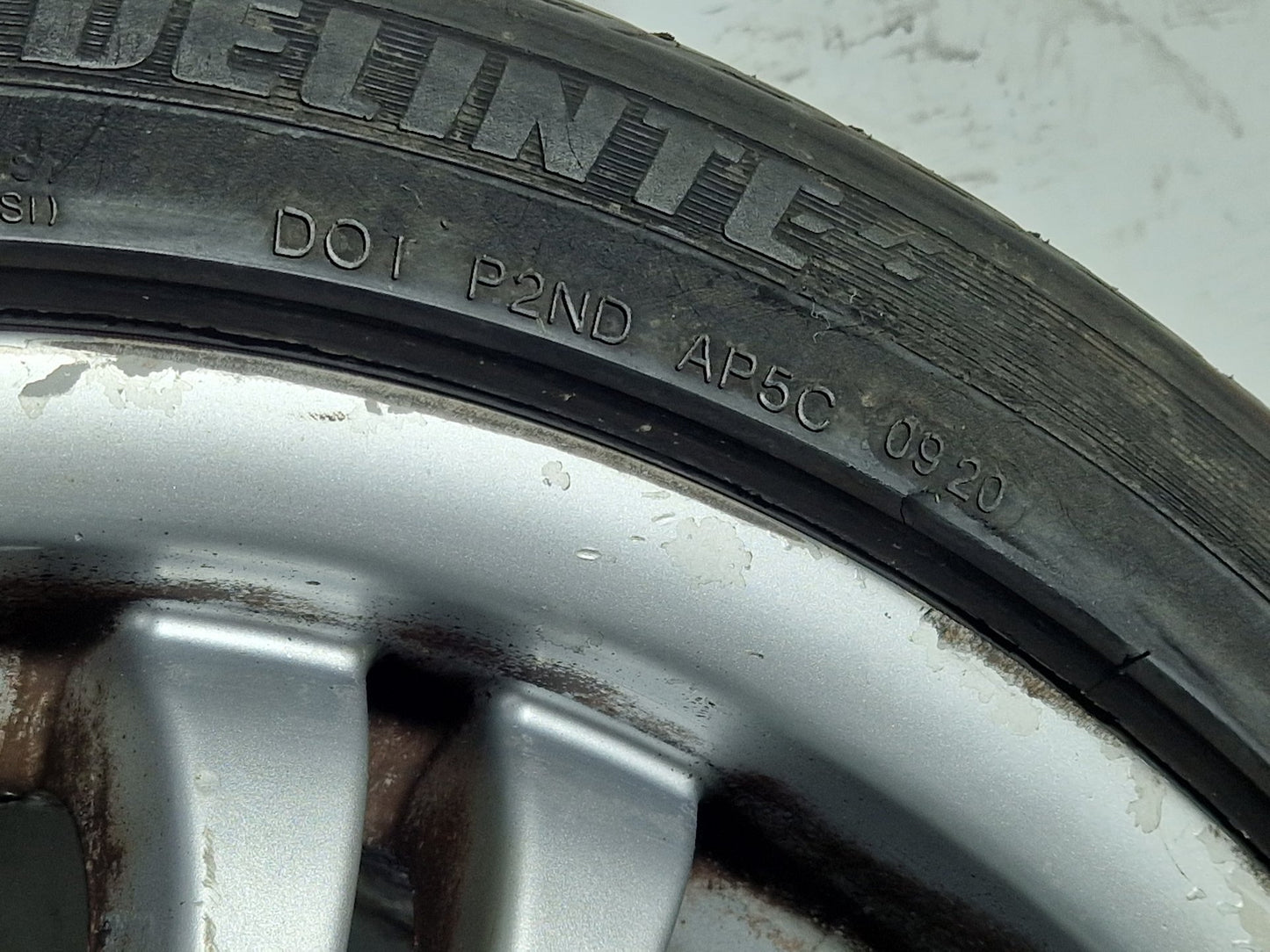 BMW 3 Series E46 17" Alloy Wheel with Tyre 225/45/17 ~5mm 2229180