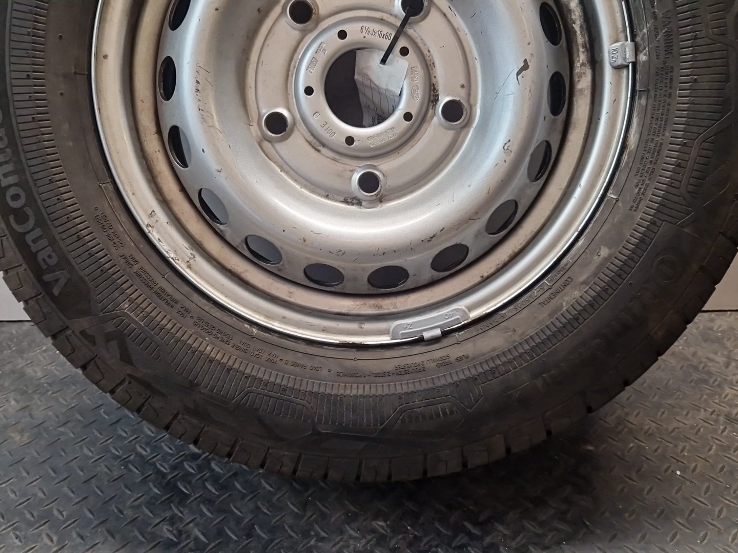 Ford Transit 16" Steel Wheel with Tyre 235/65/16 ~4mm KK21-1015-CB