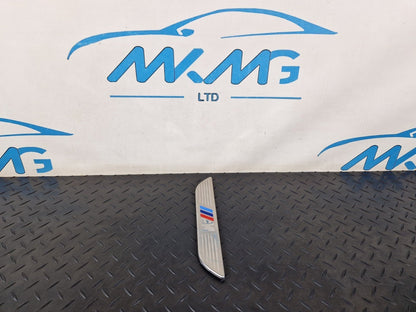 10-13 BMW E70 LCI X5 GENUINE OEM REAR DOOR KICK PLATES SILL COVER TRIM 7205265
