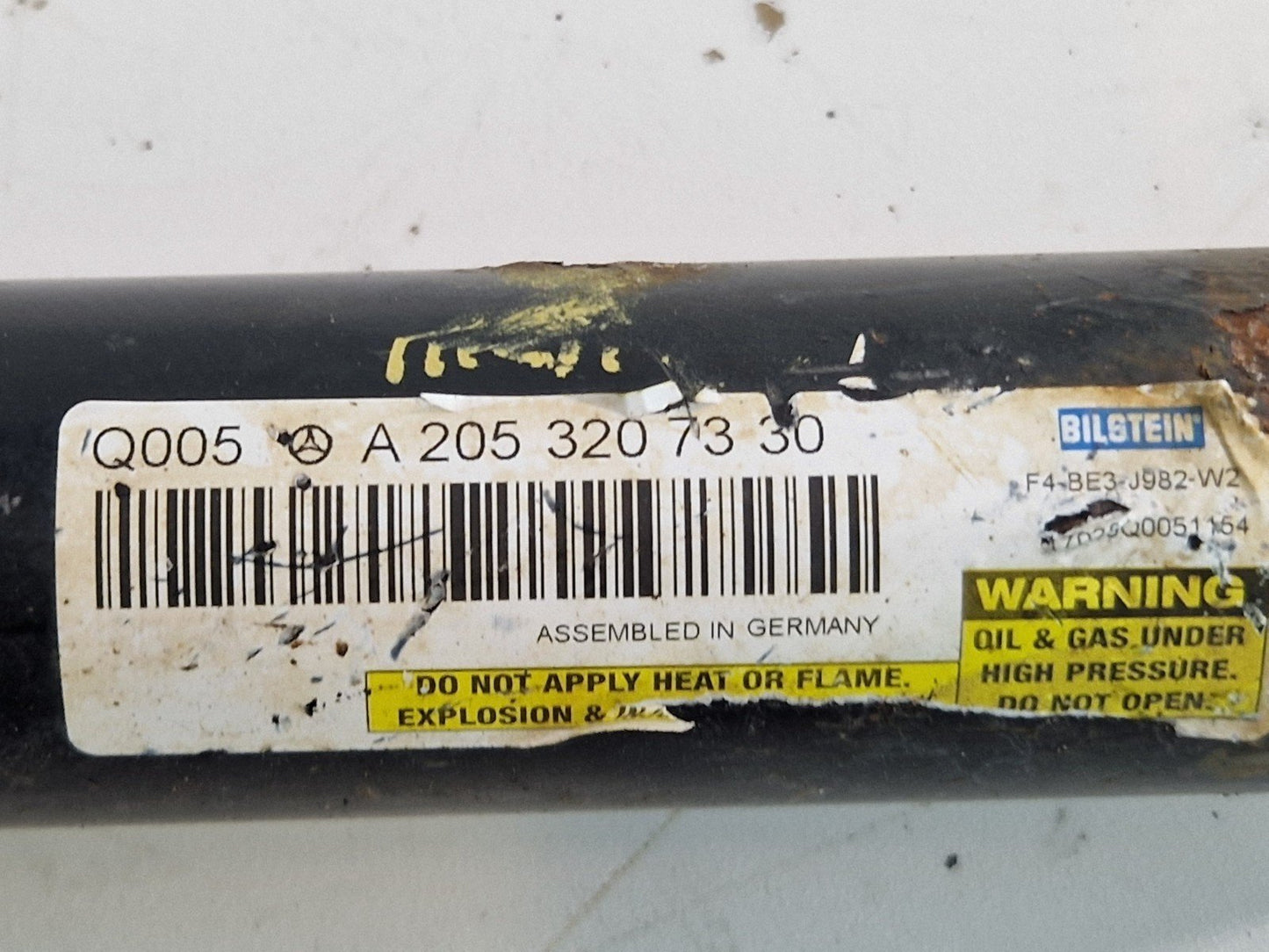 2016 MERCEDES BENZ C220 STRUT SHOCK LEG REAR LEFT/RIGHT SIDE A2053207330