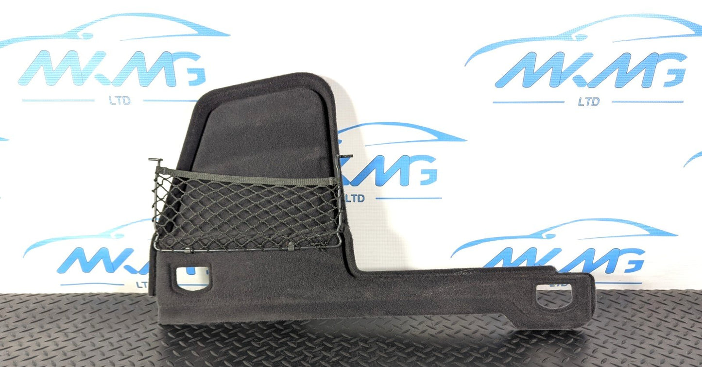 10-17 AUDI A8 4H REAR LEFT NSR BOOT SIDE LOWER CARPET PANEL 4H0863887B
