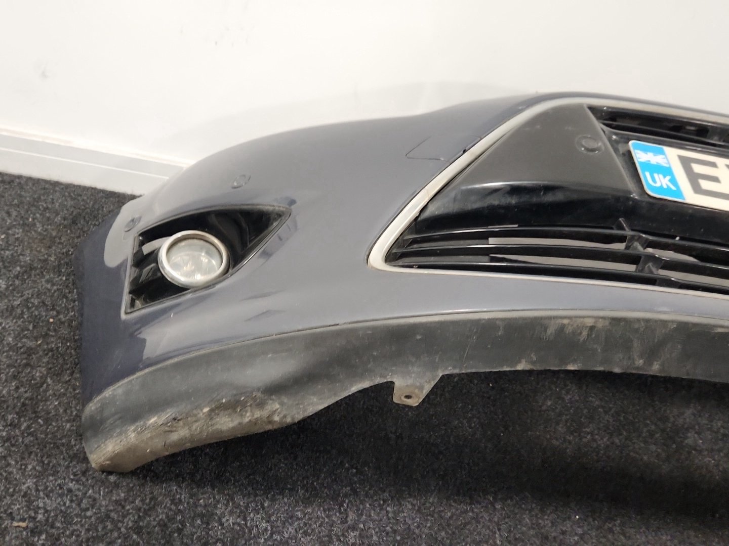 Ford Grand C-Max MK2 (C344) MPV Complete Front Bumper in Blue Midnight Sky