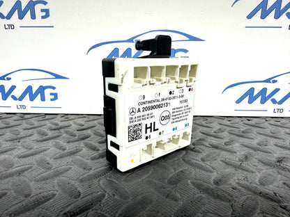 14-21 MERCEDES BENZ C300 W205 REAR PASSANGER DOOR CONTROL UNIT A2059006213