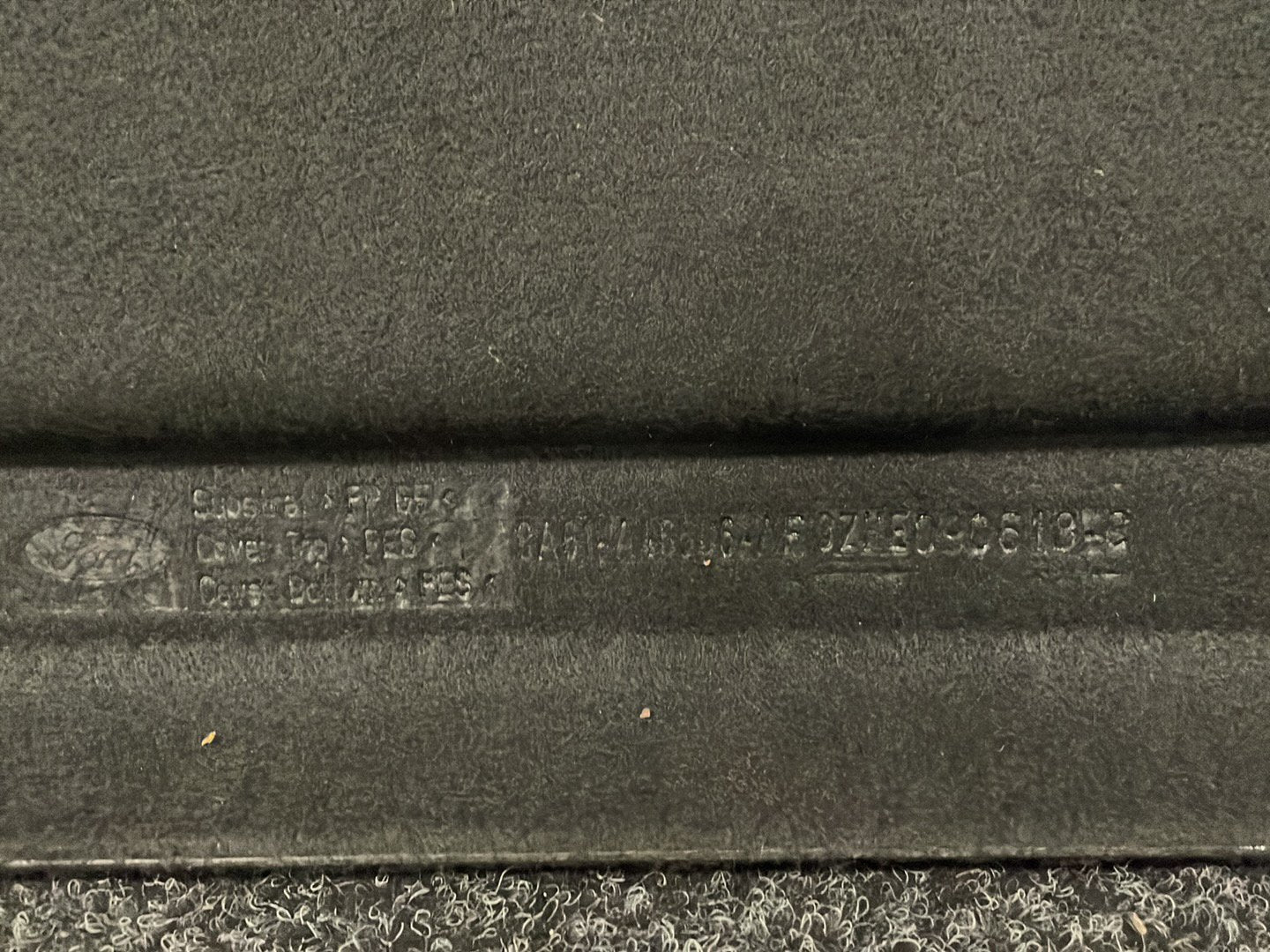 Ford Fiesta MK7 (B299) Hatchback Genuine Rear Luggage Load Tray Parcel Shelf