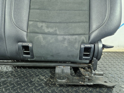 11-19 MERCEDES BENZ ML W166 REAR SEAT BACKREST LEFT SIDE HALF LEATHER IN BLACK