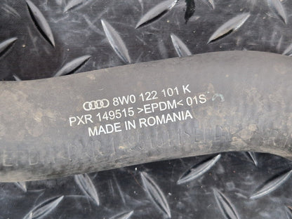16-19 AUDI A4 B9 AVANT ULTRA SE GENUINE RADIATOR COOLANT PIPE HOSE 8W0122101K
