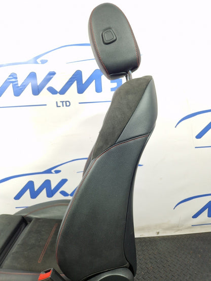 19-ON MERCEDES BENZ B CLASS W247 FRONT RIGHT O/S DRIVER HEATED HALF LEATHER SEAT