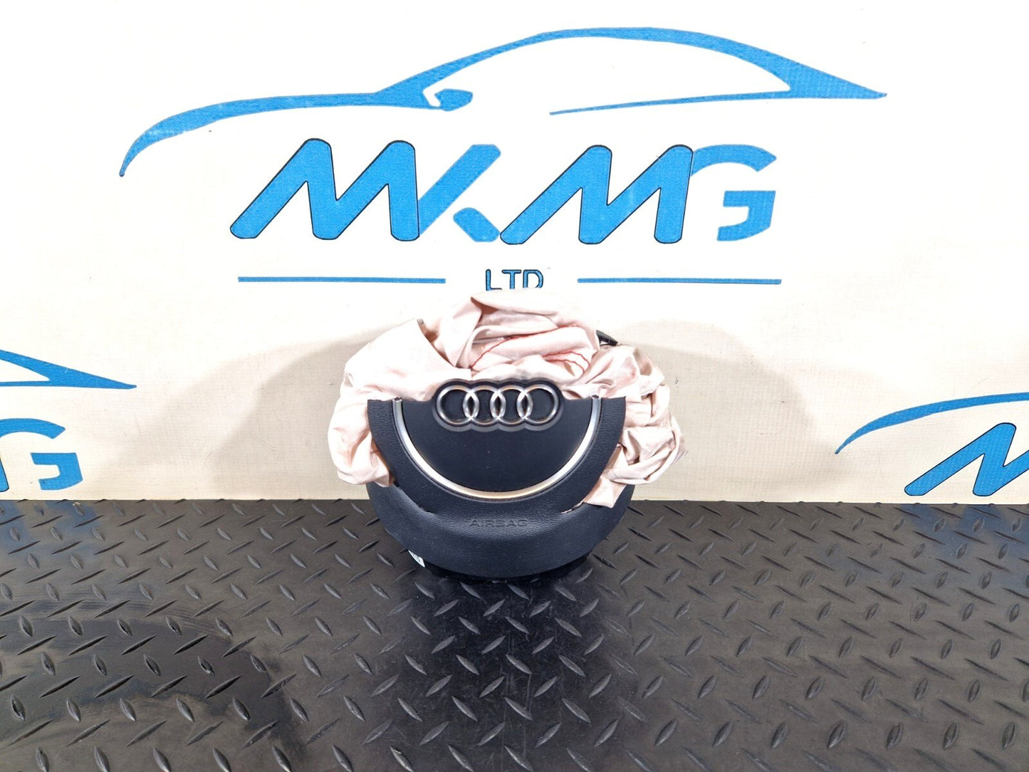 12-17 AUDI Q5 S-LINE GENUINE OEM DEPLOYED STEERING WHEEL SAFETY BAG 8R0880201Q