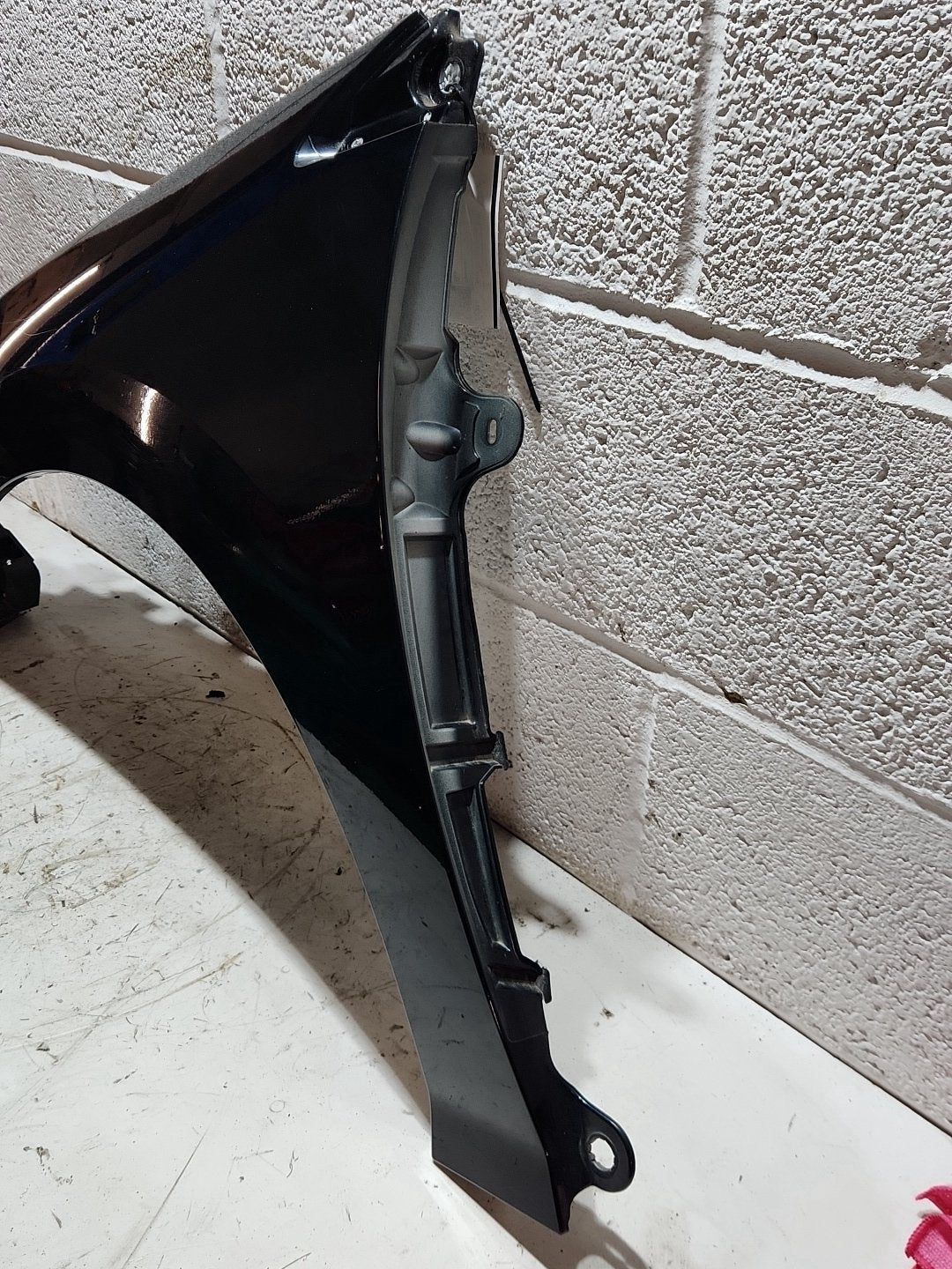 Peugeot 308 MK1 (T7) Front Left N/S Passenger Wing Fender Panel in Black KTV