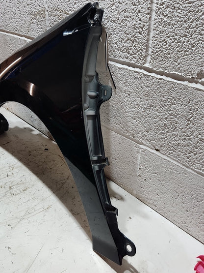 Peugeot 308 MK1 (T7) Front Left N/S Passenger Wing Fender Panel in Black KTV