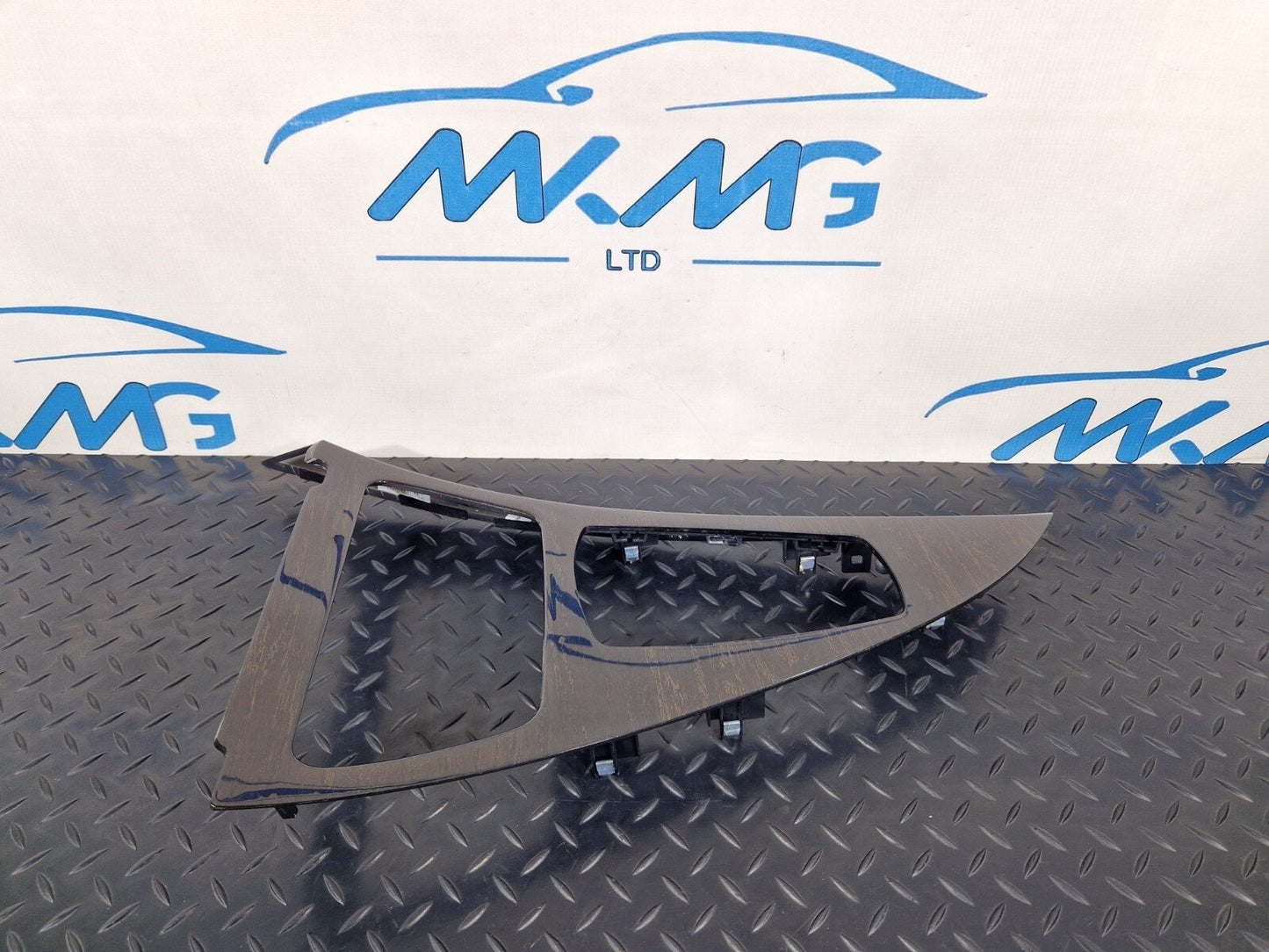 11-18 BMW 6 SERIES F06 CENTER CONSOLE WOOD TRIM PANEL 9242737