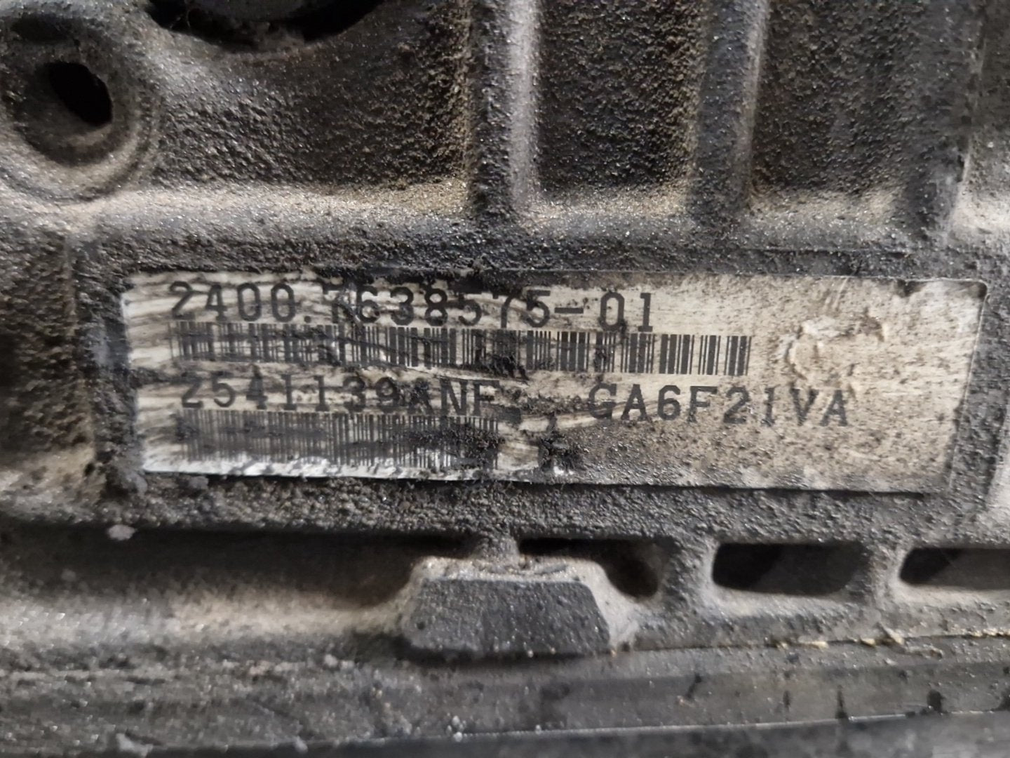 Mini Cooper R55 Transmission Gearbox 1.6L N16 GA6F21WA 6 Speed Automatic 7638575
