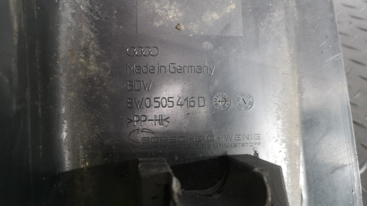 16-19 AUDI A4 B9 S-LIN 2.0TDI REAR DRIVER CONTROL ARM COVER 8W0505416D