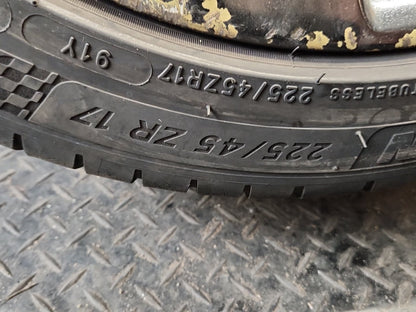 Mercedes CLC-Class W203 17" Alloy Wheel with Tyre 225/45/17 ~3mm A2034015302