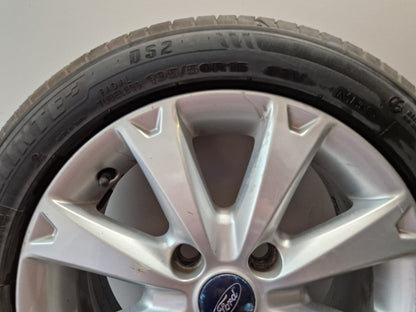 Ford Fiesta MK7 15" Alloy Wheel with Tyre 195/50/15 ~6mm 8V21-1007-GA