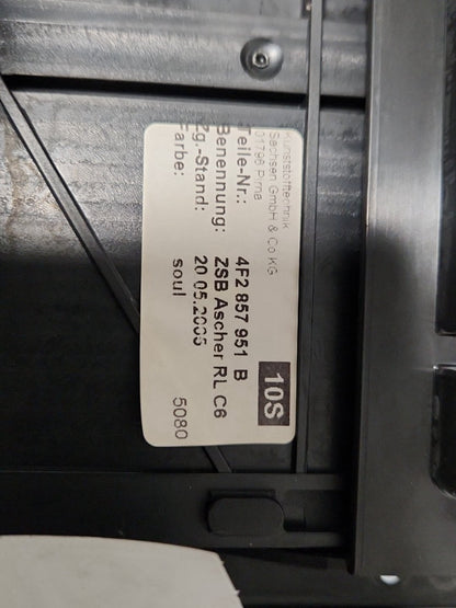 Audi A6 Quattro MK3 (4F) (C6) Estate Genuine Centre Console Unit 4F2713463B