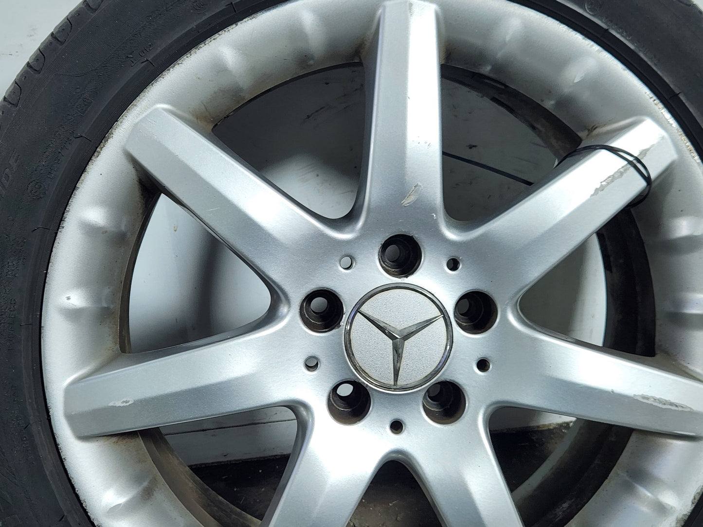 Mercedes C-Class W203 (FL) 17" Alloy Wheel with Tyre 225/45/17 ~6mm A2034011802