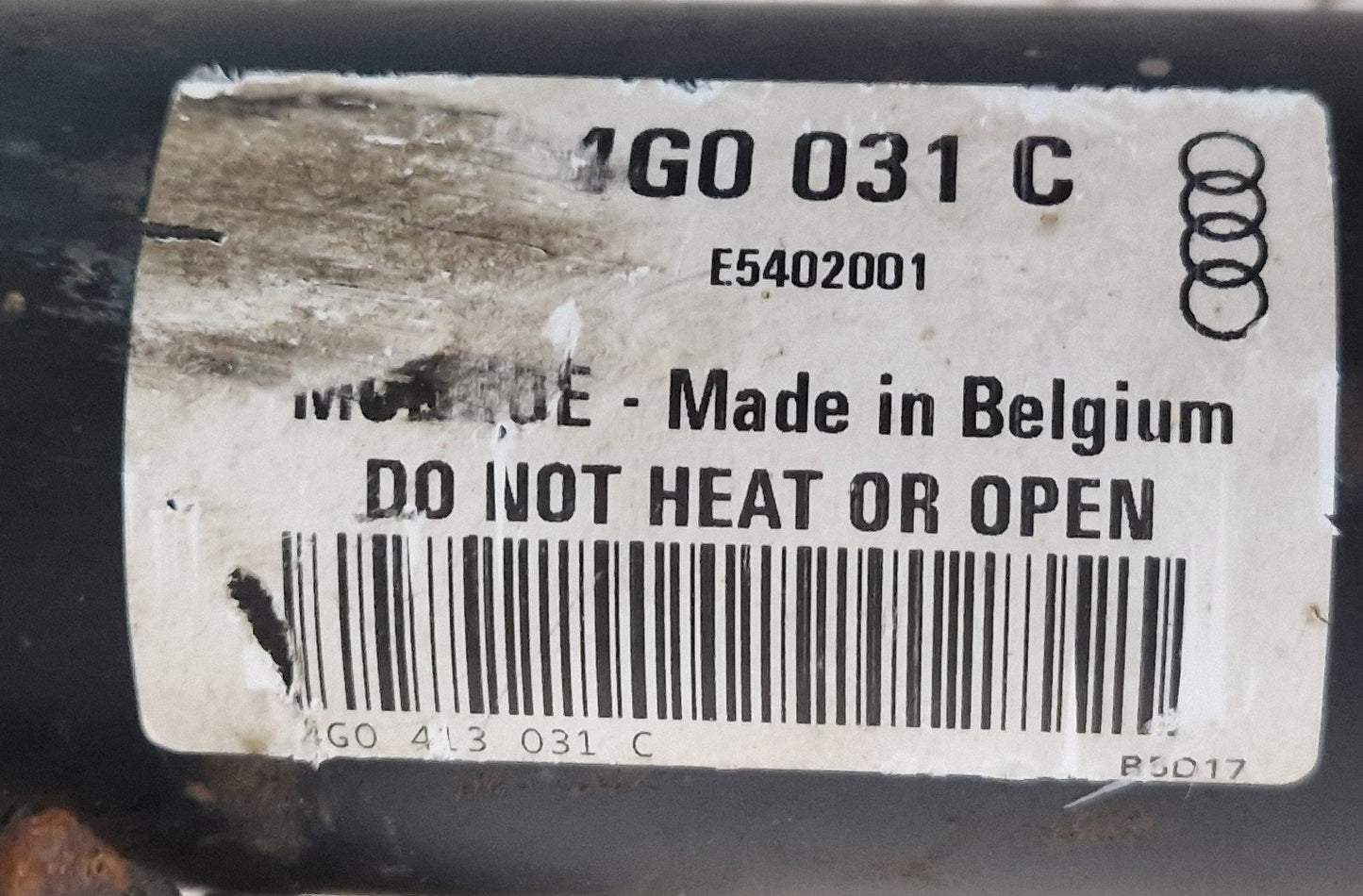 12-18 AUDI A6 2.0 DIESEL CNHA/CNH SHOCK ABSORBER FRONT RIGHT DRIVER SIDE 4G0031C