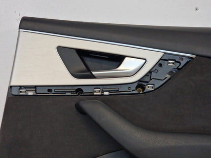 16-20 AUDI Q7 4M REAR RIGHT DOOR CARD PANEL TRIM ALCANTAR COVER 4M0867306