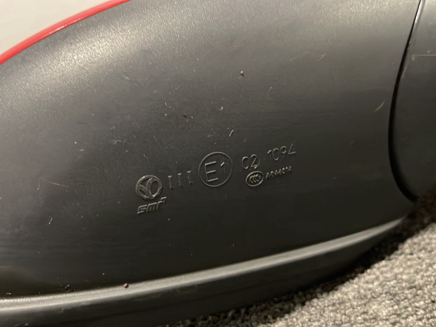 Vauxhall Astra MK6 (J) (A3400) Hatchback Right Door Wing Mirror in Red GBH (50B)