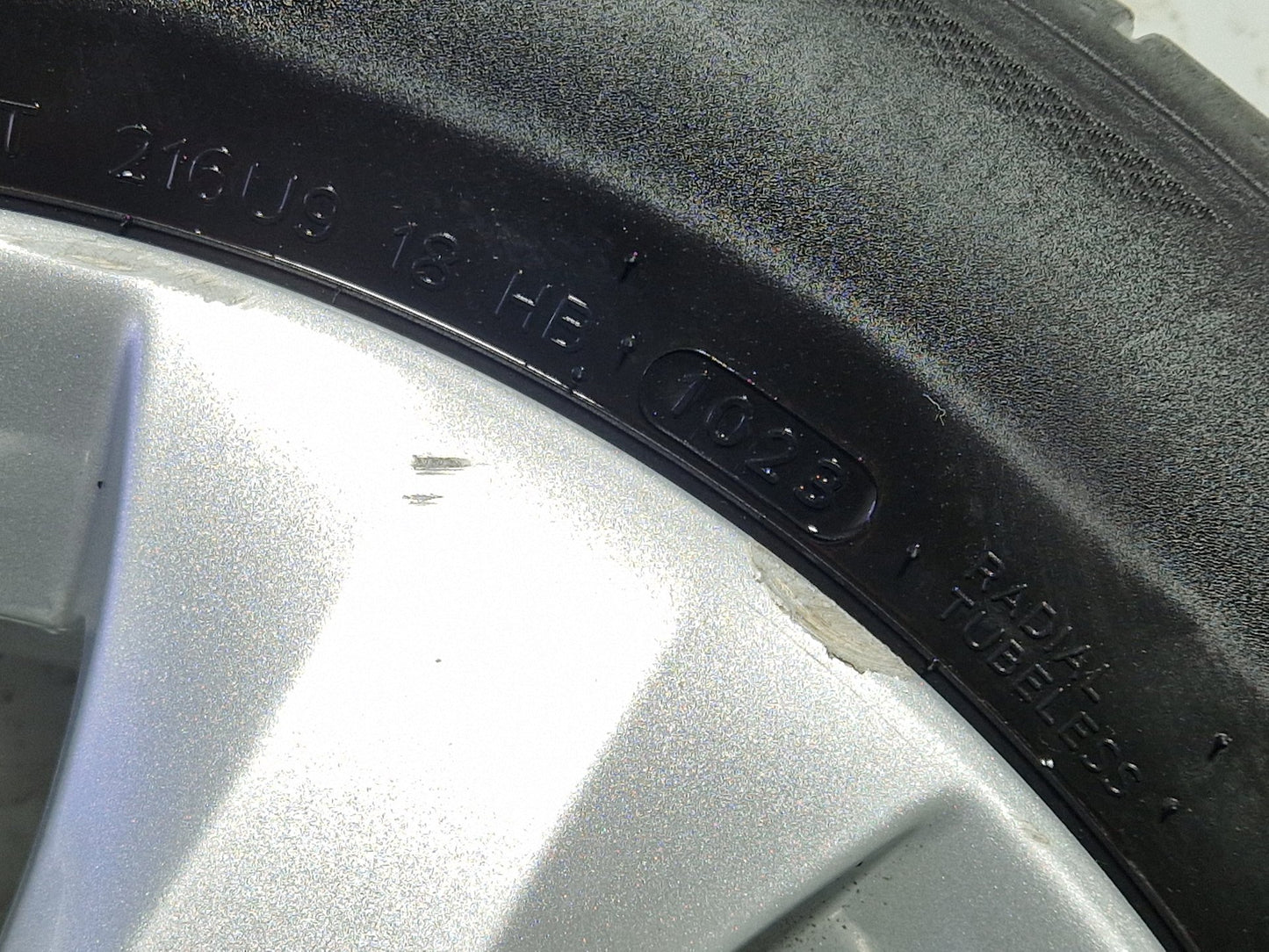 Vauxhall Corsa MK6 16" Alloy Wheel with Tyre 215/60/16 ~4mm 13376018