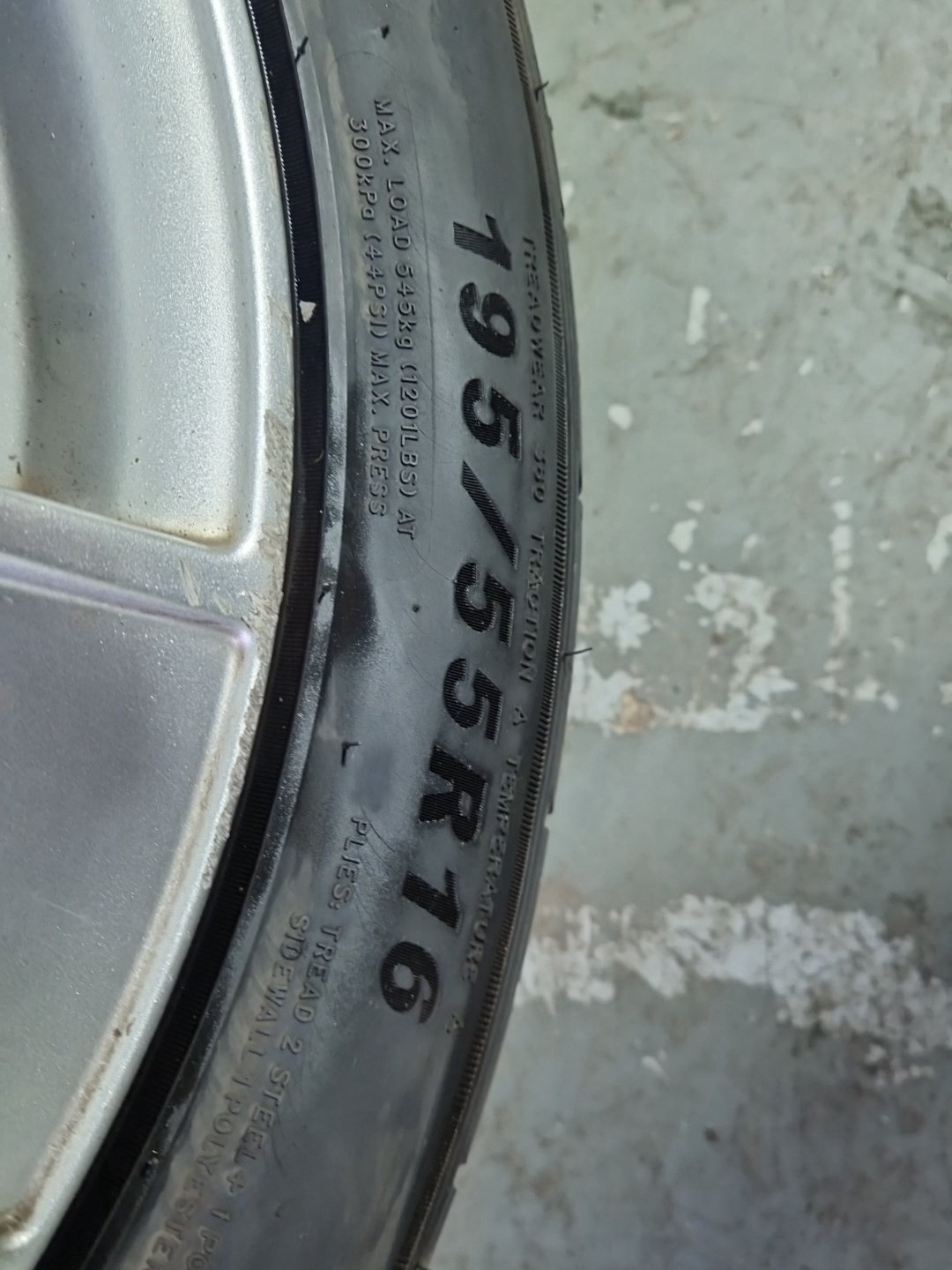 Renault Clio MK4 (Ph1) (X98) 16" Alloy Wheel with Tyre 195/55/16 6mm